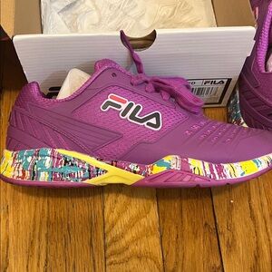 Fila Purple Athletic Sneakers
